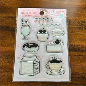 Clear Stamp Set - Black and White